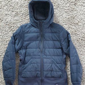 American Giant Blizzard Full Zip Puffer Hoodie Navy M